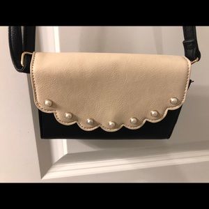 Clutch purse with crossbody strap